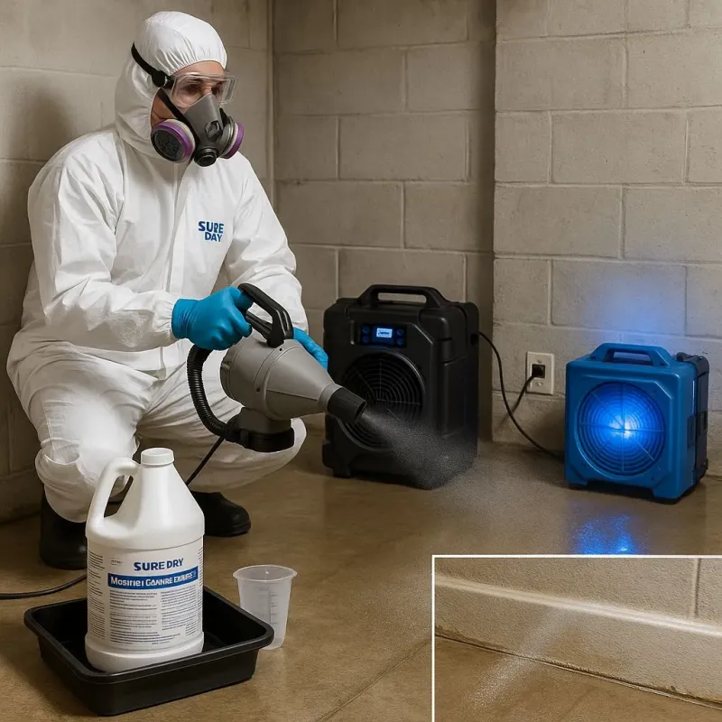 Sanitization and Odor Removal process in Matamoras, PA