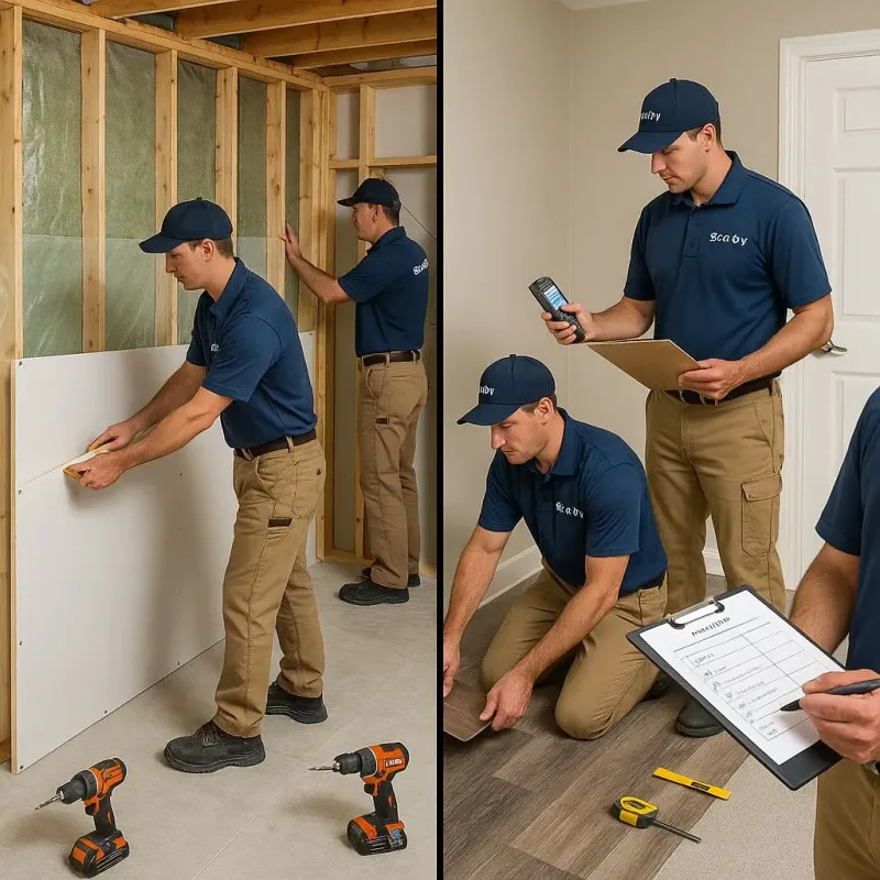 Repairs and Reconstruction process in Matamoras, PA