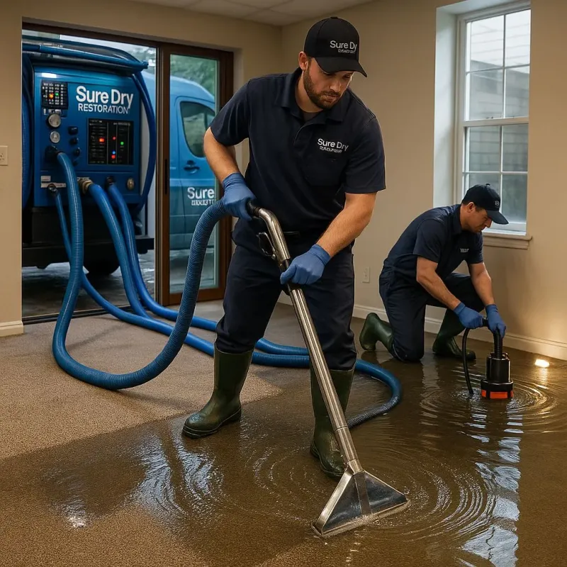 Water Extraction and Removal process in Matamoras, PA